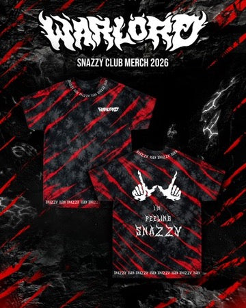 Warlord - IM FEELIN SNAZZY W Hands - SNAZZY CLUB Tie Dye Shirt 2026 - PREORDER