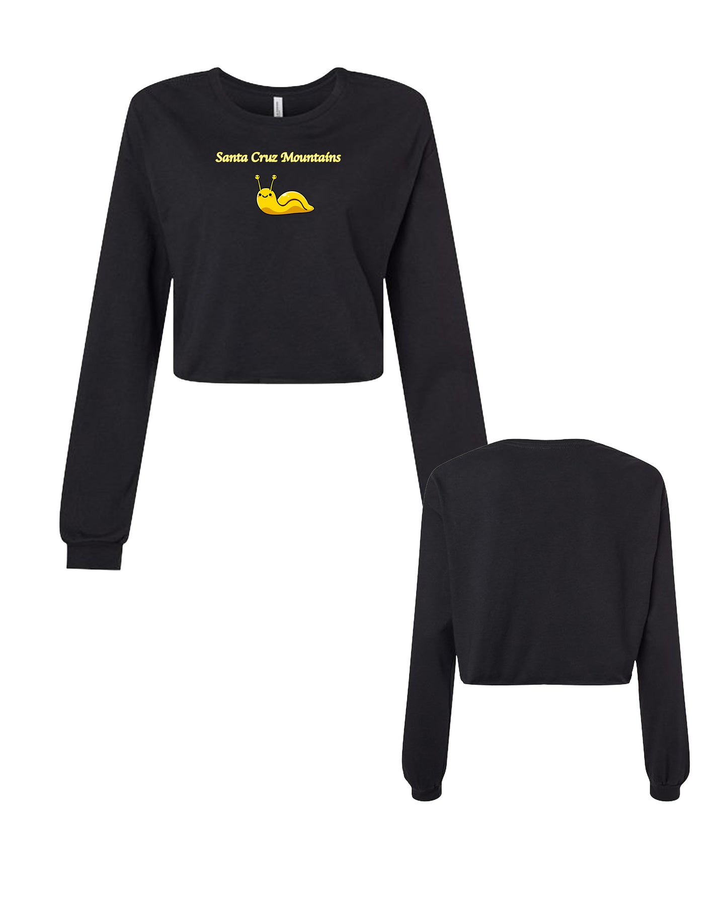 Banana Slug Cropped Long Sleeve