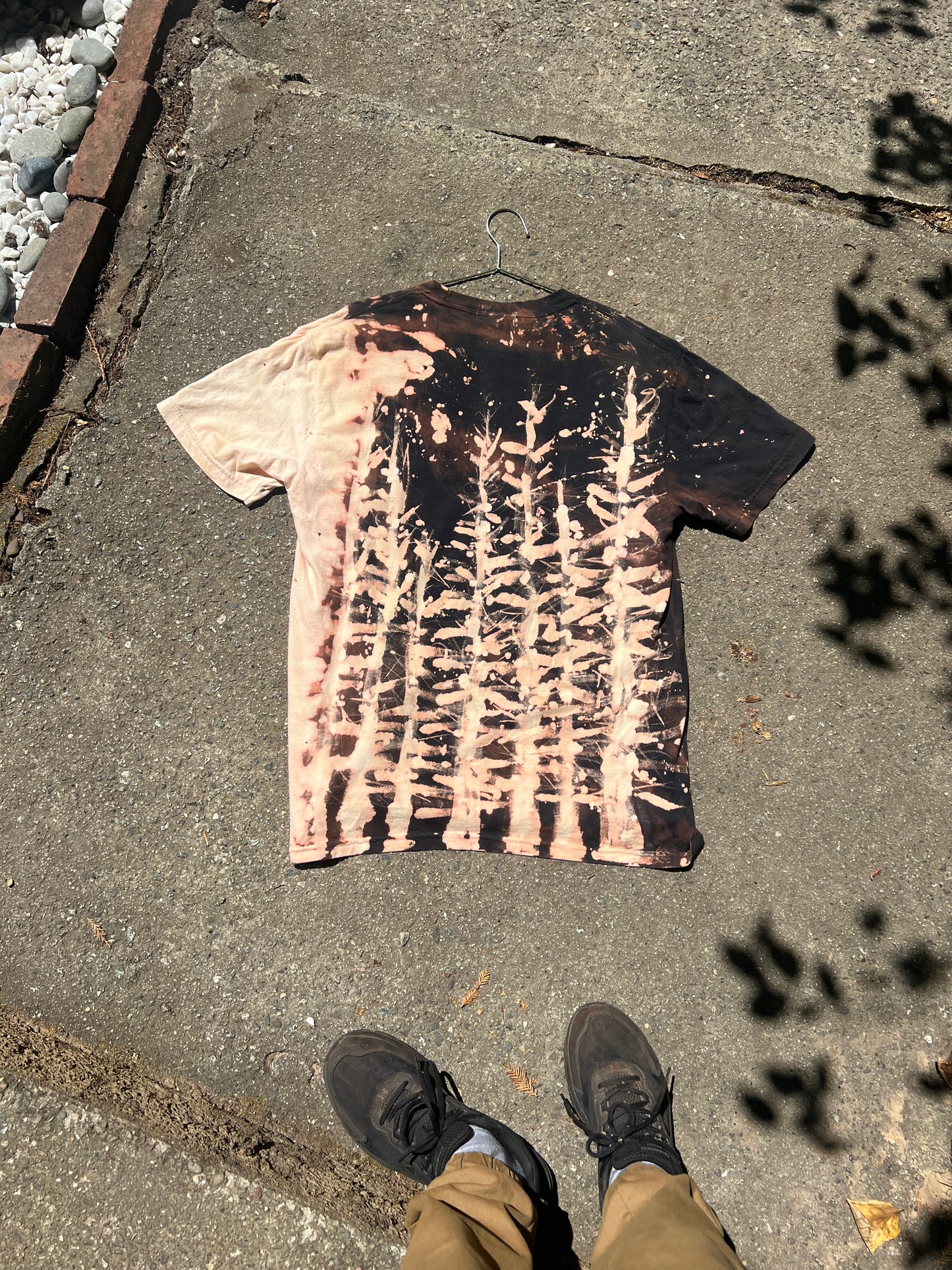 Redwood Fire Bleached Black T