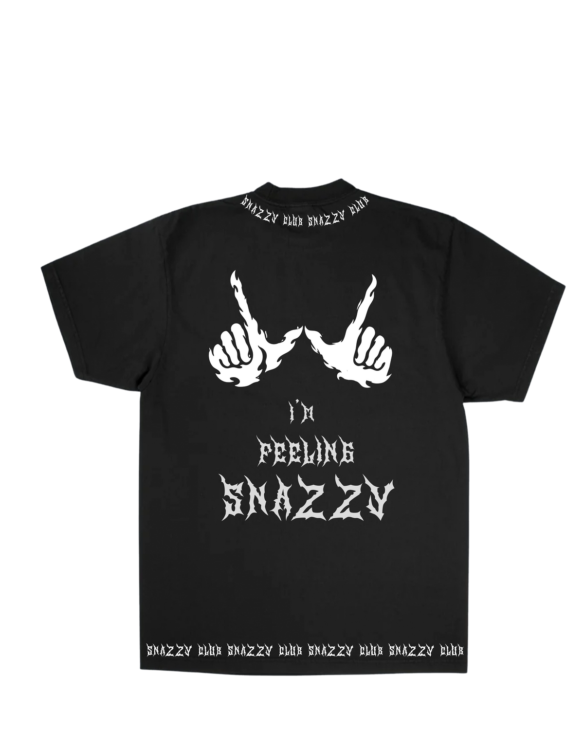 Warlord - Im Feelin Snazzy W hands - SNAZZY CLUB Black Shirt 2026 - PREORDER