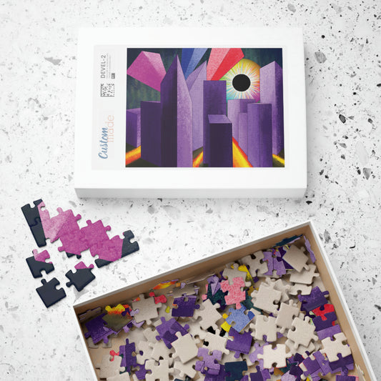 Psyber City Puzzle Cardboard Box(110, 252, 500, 1014-piece)